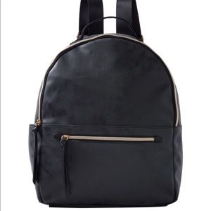 Faux Black Leather Back Pack by Ulta